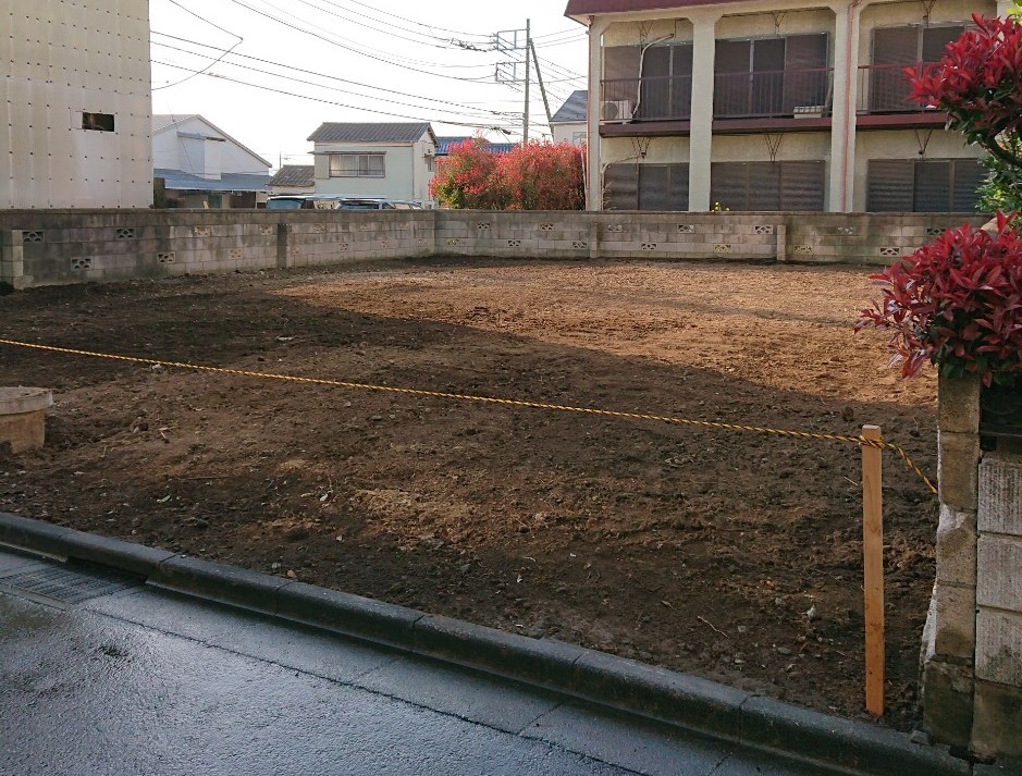 川越市の解体工事。